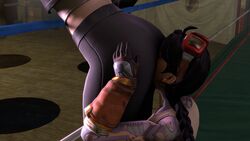 2girls 3d ass ass_on_face butt dat_ass eating_ass face_in_ass facesitting fortnite jules_(fortnite) licking_ass licking_pussy naslux oral sitting_on_face sunbird tagme