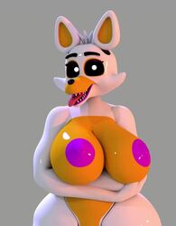 1girls 3d animated anthro arms_under_breasts breasts female five_nights_at_freddy's geometryboymejia lolbit_(fnaf) looking_at_viewer no_sound sister_location smiling tagme tongue tongue_out video