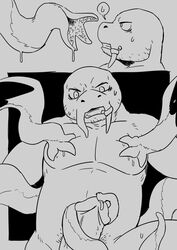 absurd_res anthro catfish erection fish forced furry_only genitals hi_res male marine monochrome muscular muscular_anthro muscular_male nipple_fetish nipple_play nipple_suck no_humans pecs penis rape slugsdog sucking tentacle tentacle_maw tentacle_monster tentacle_on_male tentacle_rape tentacle_sex tentaclejob