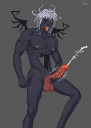 1boy acecream corruption cum heartless kingdom_hearts large_penis male_only masturbation penis riku