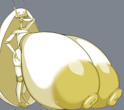 areolae breast_expansion breasts breasts_bigger_than_head female_only huge_areolae hyper hyper_breasts massive_breasts nipples petronoise pheromosa pokémon_(species) pokemon pokemon_(species) solo solo_female yellow_nipples