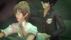 2boys 3d accurate_art_style ahe_gao akira_kurusu amateurthrowaway anal_sex animated asian asian_male atlus bent_over bent_over_table brown_hair clothed clothed_male clothed_sex clothing doggy_style exposed_ass from_behind gay glasses goro_akechi hand_on_head hand_on_hip joker_(persona) kthebunny light-skinned_male light_skin male male/male male_only multiple_boys official_style persona persona_5 ren_amamiya sega shorter_than_30_seconds shorter_than_one_minute shorter_than_two_minutes sound sound_effects table tagme taken_from_behind thrusting_into_ass video voice_acted yaoi