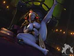 3d big_breasts big_penis calia_menethil cum futa_only futanari gadgetzanauctionhouse glowing_eyes large_breasts large_penis legs_up masturbation pale-skinned_female pale_skin penile_masturbation solo undead world_of_warcraft