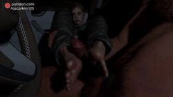 1boy 1girls 3d animated barefoot car clothed_female_nude_male cum cum_on_feet cum_on_self ellie_(the_last_of_us) ellie_williams feet foot_fetish footjob in_car naughty_dog oscarkim123 soles sound source_filmmaker tagme the_last_of_us the_last_of_us_2 toes video webm