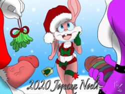 4:3 babs_bunny buster_bunny christmas dildo erection faceless_male female fifi_la_fume genitals hi_res holidays lagomorph leporid male mammal mephitid mistletoe penis plant rabbit ribbons sex_toy skunk snow strapon tiny_toon_adventures warner_brothers winter xoti_(artist)