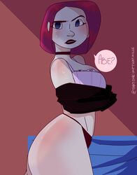 clone_high clothed joan_of_arc_(clone_high) solo undressing