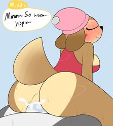 2020 animal_crossing anthro anthro_focus anthro_on_anthro anthro_penetrated anthro_penetrating anthro_penetrating_anthro ass beanie big_butt big_penis black_nose blush bodily_fluids bottomless breasts breath brown_body brown_fur canid canine canis clenched_teeth closed_eyes clothed clothed/nude clothed_female_nude_male clothing cum cum_from_pussy cum_in_pussy cum_inside cum_on_butt cum_on_penis cumshot domestic_dog dress duo ejaculation erection faceless_male female female_focus female_on_top female_penetrated fur genital_fluids genitals grey_body grey_fur hat headgear headwear hi_res interspecies lagomorph leporid looking_back looking_down maddie_(animal_crossing) male male_on_bottom male_penetrating male_penetrating_female mammal motion_lines mr_rottson nintendo nude on_bottom on_top onomatopoeia open_mouth orgasm panting penetration penis pink_clothing pink_hat pink_headwear power_bottom rabbit red_clothing red_dress red_topwear reverse_cowgirl_position rotto_(mrrottson) sex side_boob smile solo_focus sound_effects straight sweat tailwag tan_body tan_fur teeth text thick_thighs topwear vaginal_penetration video_games white_body white_fur white_penis