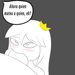 blowjob deepthroat oral spanish_text tabbes white_background white_fur youtuber