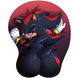 angelofhapiness ass big_ass big_butt bubble_butt mousepad shadow_the_hedgehog sonic_(series) sonic_the_hedgehog_(series) yaoi