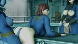 1girls 2futas 3d alien alien/human alien_futanari anal animated asari asari_futanari bethesda_softworks big_ass big_breasts big_penis bioshock bioshock_infinite bioware black_hair blue_skin butt buttjob clothed_sex clothing commander_shepard cowgirl_position crossover double_penetration elizabeth_comstock fallout fellatio female femshep futa_on_female futanari handjob human interspecies jumpsuit liara_t'soni mass_effect multiple_girls multiple_scenes no_sound onc red_hair red_lipstick rimming source_filmmaker stand_and_carry_position standing_sex threesome torn_clothes uniform vaginal_penetration vault_75 vault_suit video