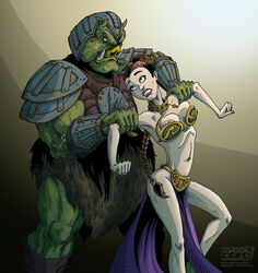 angry arm_grab brown_background clothed clothing enslaved_royal gamorrean guard holding holding_another's_arm imminent_rape imminent_sex jabba's_palace loincloth lucasfilm mastaczajnik metal_bikini princess princess_leia_organa prisoner restrained return_of_the_jedi scared sex_slave simple_background slave slave_bikini slave_leia slave_outfit slavegirl star_wars tagme tatooine teeth teeth_clenched wardrobe_malfunction