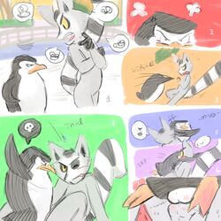 2009 dreamworks furry furry_only king_julien madagascar_(series) male_only modestgliscor nickelodeon operationnoslash2 skipper the_penguins_of_madagascar