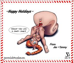 2001 chip_'n_dale_rescue_rangers christmas disney joe_randel nipples penetration signature speech_bubble tammy_squirrel text vaginal_penetration