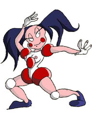 anthro breasts color female female_only mr._mime pokemon pose solo tagme