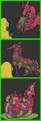 absurd_res ambiguous_gender arthropod blood bodily_fluids death exterminator generation_5_pokemon gore hazmat_suit hi_res insects littlepinebox nintendo poison pokemon pokemon_(species) scolipede snuff