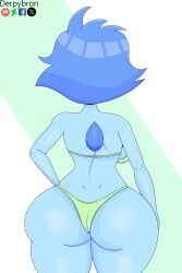 1girls ass beach big big_breasts bikini blue body dat female female female_only lapis_lazuli_(gem) lapis_lazuli_(steven_universe) sexy skin steven_universe steven_universe:_the_movie steven_universe_future warefoot