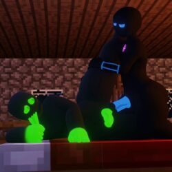 3d anal animated anxiboi enderman gay hb_(hb_the_ender) male/male male_only minecraft thick_thighs