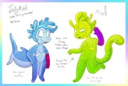 andromorph anthro bear belly big_clitoris bite_mark bite_mark_on_ear black_lips blue_arms blue_belly blue_ears blue_hair blue_hands blue_inner_ear blue_legs blue_neck blue_scar blue_tail candy clitoris dessert dwarfism english_text eye_bags eyes_on_tail fangs feet fish food food_creature genitals glistening glistening_body green_arms green_belly green_body green_ears green_hair green_hand green_inner_ear green_legs green_neck green_paws green_tail gummy_(food) gummy_creature gummy_worm hair hand_on_hip handwritten_text hindpaw hybrid intersex jellyroll_(plentyofsoup) lips living_candy mammal marine mastectomy_scar multiple_forms neck_tuft nude pawpads paws pink_pawpads plentyofsoup purple_arms pussy reference_image scar shark shark_tail short solo sparkles tail tail_mouth teeth text trans_(lore) trans_man_(lore) tuft unusual_anatomy unusual_tail white_eyes yellow_clitoris yellow_pussy yellow_scar
