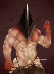 1boy abs horror male male_only muscular pyramid_head ripped_clothing silent_hill silent_hill_(film) silent_hill_homecoming solo zagghov