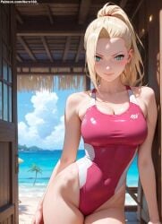 1girls 2d ai_generated areolae big_breasts blonde_female blonde_hair boruto:_naruto_next_generations breasts chest cleavage curvy curvy_figure cute cute_face detailed eyelashes eyeshadow female female_only fit fit_female focus hair high_quality ino_yamanaka large_breasts legs light-skinned_female light_skin lips lipstick long_hair makeup mascara naruto naruto_(series) naruto_shippuden outdoors outside pale-skinned_female pale_skin perky_breasts ponytial posing seductive seductive_look stable_diffusion swimsuit swimwear tagme thighs thin_waist