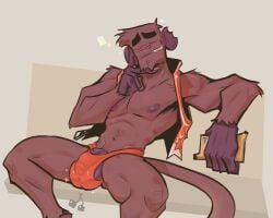 2025 5_fingers anthro athletic athletic_anthro athletic_male balls balls_outline big_balls biped bite bottomwear brown_body brown_fur bulge closed_eyes clothed clothing detailed_bulge digital_media_(artwork) digital_painting_(artwork) dracks ear_bite electronics eyebrows fingernails fingers flaccid front_view fur furry genital_outline genitals grin haplorhine hi_res holding_object holding_phone humanoid_genitalia humanoid_penis ineffective_clothing jockstrap male mammal mazon_(dracks) monkey mostly_nude nails navel nipples open_clothing open_shirt open_topwear orange_clothing orange_jockstrap orange_shirt orange_topwear orange_underwear painting_(artwork) penis penis_outline phone pink_nose pose primate purple_body purple_nipples purple_penis purple_skin shining_teeth shirt sitting smile solo spread_legs spreading teeth thick_eyebrows tight_bottomwear tight_clothing topwear underwear
