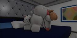 2boys 3d anal anal_sex cat_ears cute_face disembodied_penis donut_anus feline femboy male penetration penis_in_ass roblox robloxian self_upload tagme white_fur yopimz