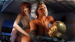 2futas1girl 3d 3d_(artwork) ahsoka(series) ahsoka_tano bo-katan_kryze cramped futanari intersex interspecies mandalorian muscular_female muscular_futa muscular_futanari orgy poseidonx star_wars the_armorer_(the_mandalorian) the_mandalorian threesome