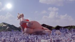 1girls 3d 3d_(artwork) alternate_version angela_ziegler ass big_ass big_breasts big_butt blizzard_entertainment blonde_female blonde_hair blonde_hair_female breasts city dbhfrost from_behind from_behind_position giant_female giant_woman giantess giga_giantess huge_ass huge_boobs huge_breasts huge_butt laying_on_side lifeguard lifeguard_mercy lifeguard_swimsuit light-skinned_female light_skin mature mature_woman mercy one-piece_swimsuit overwatch overwatch_2 swimsuit swimwear swiss swiss_female