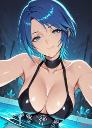 ai ai_assisted ai_generated anime_style aqua aqua_(kingdom_hearts) kingdom_hearts