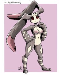 1girls antylamon bandai_namco bunny_girl coffeepunchy digimon digimon_(species) furry nilobunny nude nude_female