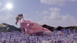 1girls alternate_version asian asian_female ass big_ass big_boobs big_breasts big_butt bikini blizzard_entertainment boobs breasts brown_hair brown_hair_female brunette_hair cheek_markings city d.va dbhfrost female female_focus female_only giant_female giant_woman giantess hana_song huge_ass huge_boobs huge_breasts huge_butt korean korean_female light-skinned_female light_skin macro macro_female overwatch overwatch_2 pink_bikini scrag_d.va solo solo_female solo_focus textless textless_version video_game_character