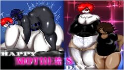big_ass big_breasts bite_mark breasts chubby_female chubby_male demon dick_in_ass eyes_on_body female goth groping_belly incubus janet_(jaybaeartz) jay_(jaybaeartz) jaybaeartz latino licking_cheek mothers_day pounding_ass pregnant_female red_hair tattoos veiny_belly
