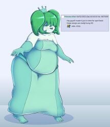 2018_easter_candy_contest 4chan ass belly big_ass big_belly big_butt big_thighs chubby chubby_female dress fat fat_belly fat_female female female_focus female_only green_clothing green_dress green_hair green_skin huge_thighs mini_princess overweight princess shweetmagnet thick thick_ass thick_butt thick_thighs thighs tummy wide_hips
