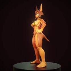 1:1 3d_(artwork) 3d_animation 5_fingers 5_toes abs animated anthro ass back_muscles barefoot big_breasts bikini bodily_fluids breasts brown_body brown_claws brown_ears brown_fur brown_hair brown_nose brown_pawpads canid canine canis claws clothed clothed_anthro clothed_female clothing digital_media_(artwork) dobermann dog_knight_rpg domestic_dog eyebrows feet female female_anthro finger_claws fingerpads fingers fur gold_bikini golden_week hair hair_between_eyes half-closed_eyes hi_res humanoid_feet humanoid_hands mammal mouth_closed muscular muscular_anthro muscular_female narrowed_eyes navel no_sound one_eye_closed open_mouth orange_eyes palurdas_(artist) pawpads pinscher plantigrade rory_(ceehaz) short_hair short_playtime solo sweat sweaty_breasts sweaty_face swimwear tagme tail thick_thighs toe_claws toes turntable_(animation) two-piece_swimsuit video wet wet_body wet_breasts wet_fur wet_hair xaiartz_(modeler) yellow_bikini yellow_clothing yellow_swimwear