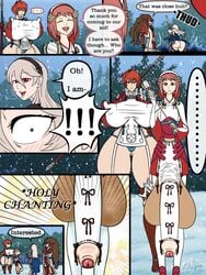 1futa 2girls 3girls alternate_breast_size alternative_bust_size ass balls big_ass bimbo blue_panties breasts chibi clothed clothing cock_sleeve coffeetheseeker comic confused corrin_(fire_emblem) corrin_(fire_emblem)_(female) dialogue english_text erect_nipples_under_clothes female fire_emblem fire_emblem_fates foreskin futanari gigantic_areola gigantic_ass gigantic_balls gigantic_breasts gigantic_nipples gigantic_penis happy hinoka_(fire_emblem) horny huge_breasts human hyper hyper_ass hyper_balls hyper_breasts hyper_penis hyper_testicles imminent_sex japanese_armor long_nipples long_penis love nintendo pale_skin panels partially_clothed penis penis_awe penis_out read_from_right_to_left red_eyes right_to_left ryoma_(fire_emblem) sakura_(fire_emblem) skimpy small_but_hung snow speech_bubble staff text thick_thighs unconvincing_armor winter