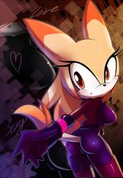 ass big_ass big_breasts catsuit chimera gloves latex nancher orange_eyes original_character sonic_oc tagme tail tibleam