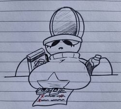 1girls big_breasts dandy's_world dandys_world deviantart female_only gigi_(dandy's_world) medkit mommy non-human non-human_only oldvixen roblox roblox_game simple_drawing star star_(symbol) sweater traditional_art traditional_media traditional_media_(artwork)