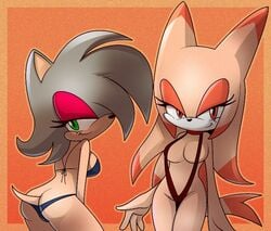 bella_the_hedgehog bikini g-string nancher tagme tibleam yuri