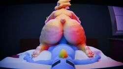 1boy1girl 3d 3d_animation alphys ambiguous_penetration animated anthro asscaster berdly big_ass deltarune female furry furry_female penetration sex sound tagme undertale undertale_(series) video