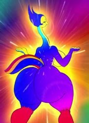 2026 animal_humanoid animated arms avian avian_humanoid big_ass big_breasts big_butt big_tail bird bird_girl bird_humanoid both_eyes_closed bouncing_breasts bubble_ass bubble_butt dancing digital_drawing_(artwork) digital_media_(artwork) feathers hi_res huge_ass huge_butt music music_video nude nude_female rainbow_background rainbow_body short_playtime shorter_than_30_seconds smile smiling tagme tansau thick_thighs twerking video wobbling_ass wobbling_butt
