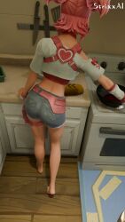 3d 3d_(artwork) 3d_animation animated esme_(fortnite) feet female_focus female_only foot_fetish fortnite fortnite:_battle_royale looking_at_viewer looking_back presenting presenting_feet soles tagme teasing teasing_viewer video