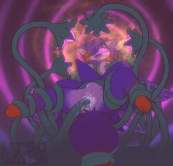 abstract_background anthro arthropod bedroom_eyes belly bodily_fluids breasts clitoris drooling dutch_angle female fluffy fluffy_tail fur genital_fluids genitals green_tentacles highlights_(coloring) hybrid hypnotic_eyes insect_wings insects kisopad mammal milking_tentacles mind_control multicolored_body multicolored_fur narrowed_eyes open_mouth orange_highlights penetration pheromones plant plant_tentacles purple_body purple_fur restrained restrained_arms restrained_by_tentacles restrained_legs saliva seductive sex simple_background solo spiral_background spores stomach_bulge tail tentacle tentacle_around_arm tentacle_around_breast tentacle_around_leg tentacle_around_tail tentacle_in_vagina tentacle_maw tentacle_penetration tentacle_sex tongue_showing vaginal_fluids vaginal_fluids_on_tentacle vaginal_penetration white_belly wings