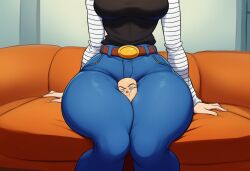 android 18 from dragon ball by t8r