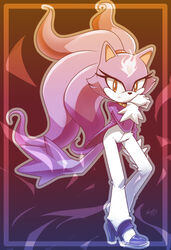 1girls blaze_the_cat female female_only fully_clothed nancher sega solo sonic_(series) sonic_the_hedgehog_(series) tagme