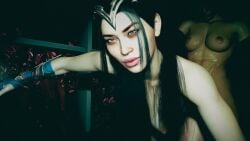 1futa 1girls 3d abs backshots black_hair cum dark_room dickgirl female fit_female futa_on_female futanari incest intersex kitana mileena mortal_kombat mortal_kombat_1_(2023 mortal_kombat_1_(2023) nude penis penis_in_pussy princess rayalterego23 sex sister_and_sister sisters sweat