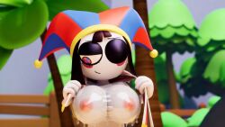 pomni from glitch productions by flynsiee