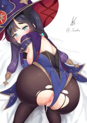 mona (genshin impact) from genshin impact by gouka
