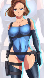 1girls big_breasts bob_cut capcom dbd dead_by_daylight female female_focus female_only jill_valentine jill_valentine_(julia_voth) resident_evil resident_evil_3 riff_(artist) short_hair tagme