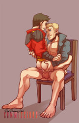 2boys anal anal_sex ass bare_back black_hair black_hair_bottom blonde_hair blonde_hair_on_black_hair blonde_hair_top blue_eyes captain_america daydreamerjim domination gay iron_man light_hair_on_dark_hair male/male male_only marvel muscular pecs penis riding steve_rogers tony_stark