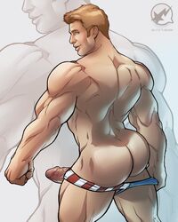 captain america from marvel by blitzturner